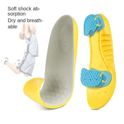 High Elasticity Memory Breathable Shock Absorption Thickened Sweat Absorbing Sports Insoles