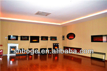 double stone fireplace
