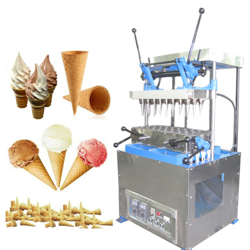 Machine à plaquette à cornets de crème glacée personnalisée chinoise
