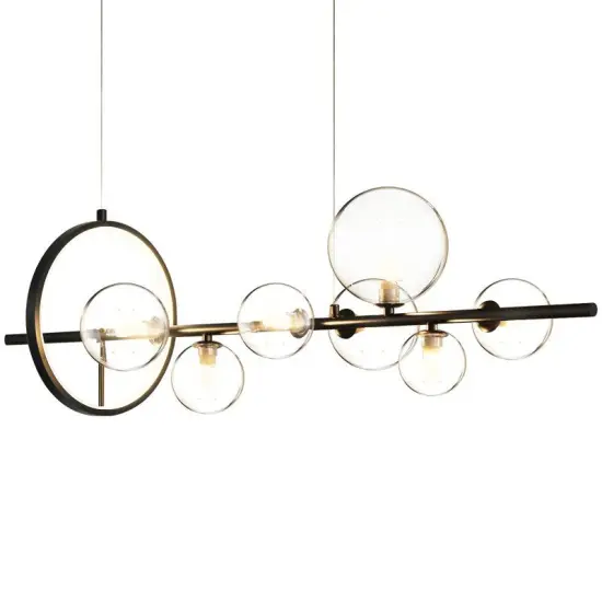 INSHINE Annular Fixed Cluster Pendant Light