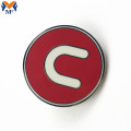 Metal Customized Silver Block Hard Enamel Pin