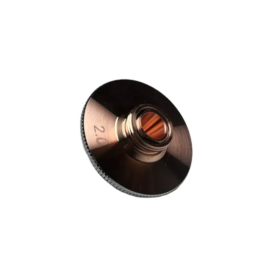 Chrome/Copper Single and Double Layer Nozzle for CO2 Laser Cutting Machines (Precitec Nozzle)
