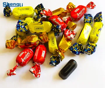 Automatic Horizontal Double Twist Candy Chocolate Wrapping Machine