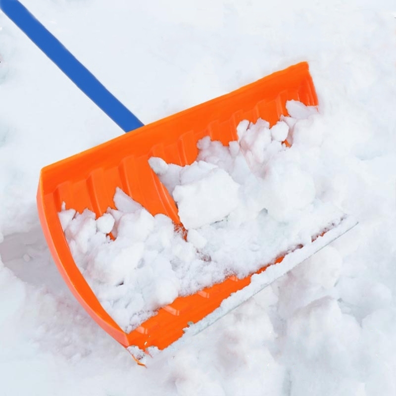 High Quality snow shovel with long steel handle/long handle snow shovel/square snow shovel