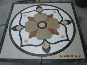 Nero Marquina Stone Marble Medallion (JL-201411A)