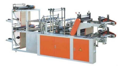 Computer Control High-speed Vest Rolling Bag-making Machine (Double Line)