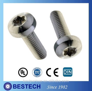 Taiwan High Quality Stainless Steel A2 Torx Head Socket Cap Screw on Alibaba