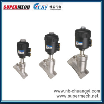 2/2 Way Piston-operated Angle-seat Valves For Neutral And Aggressive Liquids And Gases 