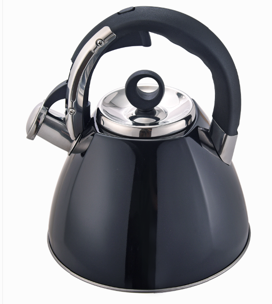 Stainless teel construction kettle black