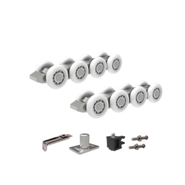 Rails à rouleaux de porte coulissants, roues et diapositives complètes: amélioration de la fonctionnalité de porte et de la douceur