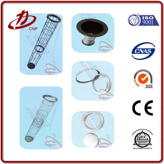 Dust gas collection filter cage