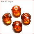 Perles en verre bricolage à facettes plates Abacus 4x6 mm