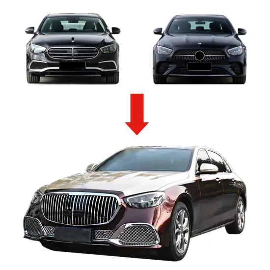 Mercedes-Benz E-Class W213 Upgrade to W223 Maybach Body Kit with Bumper Grille - Auto Body Systems and Parts