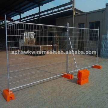 hot dipped galvanized removable concrete temporary fence
