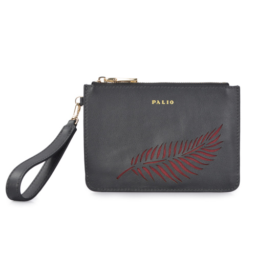 Latest Hollow Out Ladies Leather Clutch Bag Purse