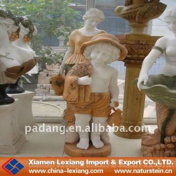 Hand Carved Child Statues