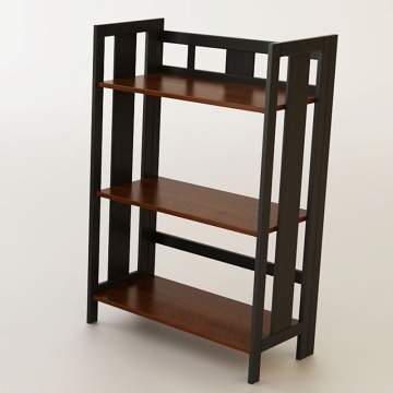 Folding Decorative Wood Ladder Bookshelf