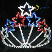 Cheap custom colored patriotic star crowns