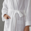 Luxury Embroidered Hotel Couple Waffle Bathrobe