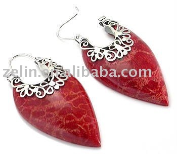 fashion 316L stainless steel with antique pattern body piercing earrings