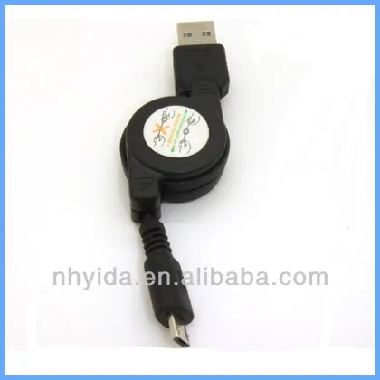 Retractable Data Cable For Apple iPhone Samsung HTC