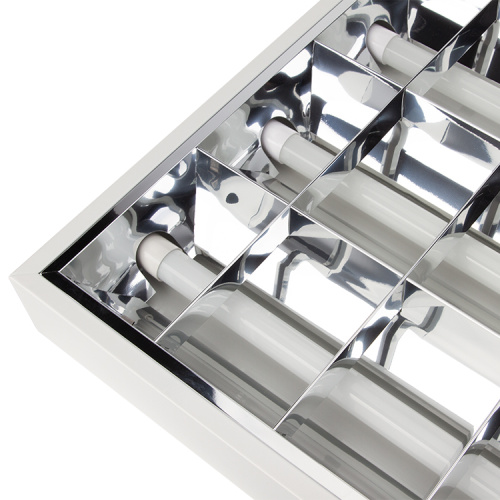 T8 Surface Louver Light Fitting With LED Tube