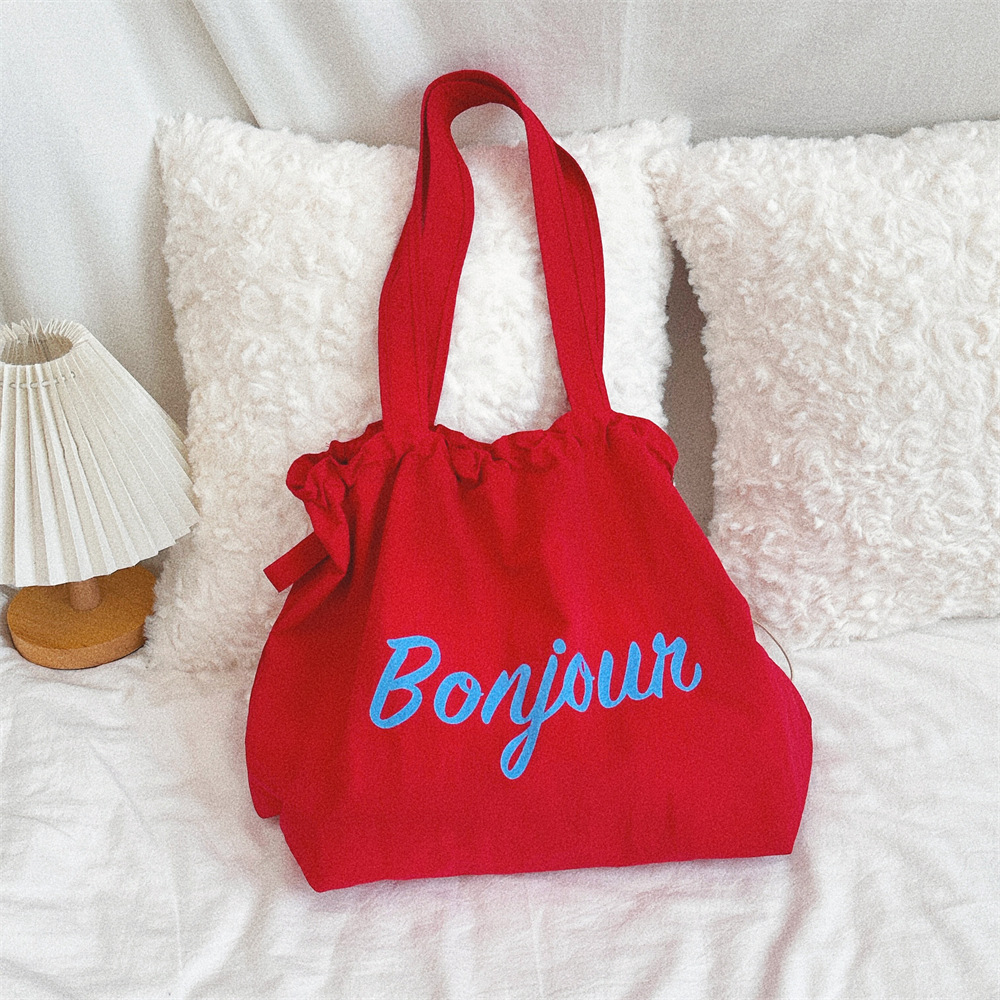 Customized Women Gift Unique Durable Drawstring Cotton Bag