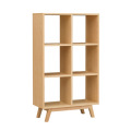 Bookcase Living Room Furniture Home Furniture solid wood bookshelf storage rack 70*30*119 cm cabinet display book stand modern