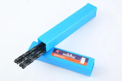 Black Extra Long Twist Drill Bits For Metal