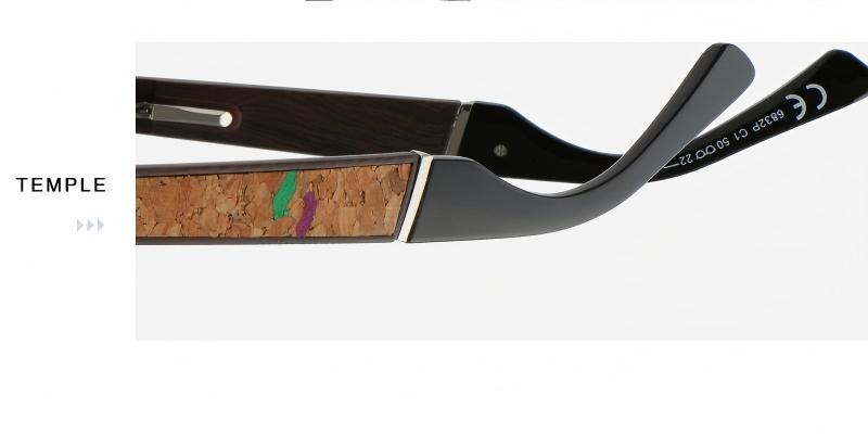 Mellume Vintage Square Polarized Driving Sunglasses- ME2145-temple