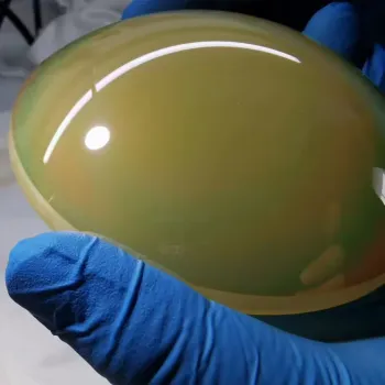 Custom Infrared Zinc Sulfide (ZnS) Glass and Domes for Underwater Applications