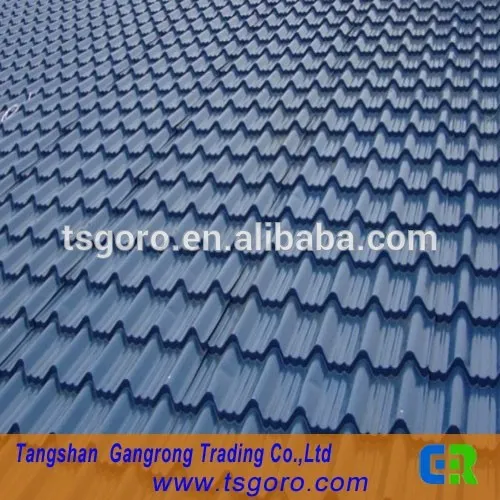 corrugated ppgi steel tile price