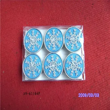 Lovely Snowflake Tealight Candle Winter Holiday Gift Snow Flower