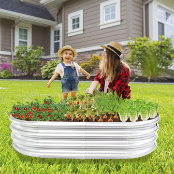 Large Deep Root Planter Box: Tall Raised Garden Bed Kit for Outdoor Vegetables, Flowers, and Herbs