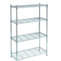 Easy Assembly Chrome Wire Showing Shelf