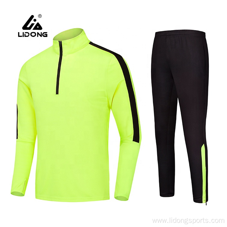 Polyester Soccer Sport Tracksuit for Men Women