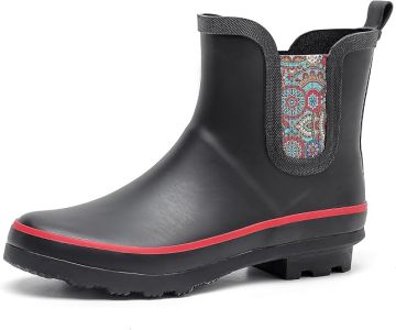 Wasserdichte Knöchel-Regenstiefel für Damen
