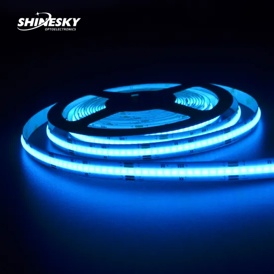High Density DC24V 420Leds/M RGB LED Strip 8mm/10mm with Clear End and Right Angle Connector
