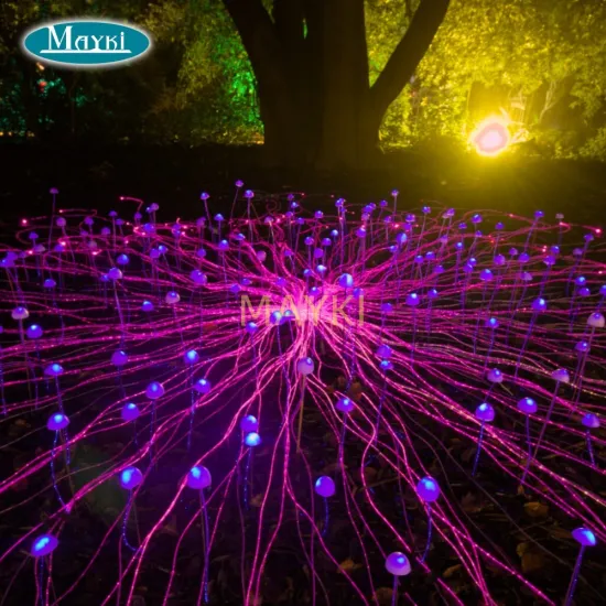 Custom LED Fiber Optic Lights for Mycelium Network Outdoor Landscape Decoration