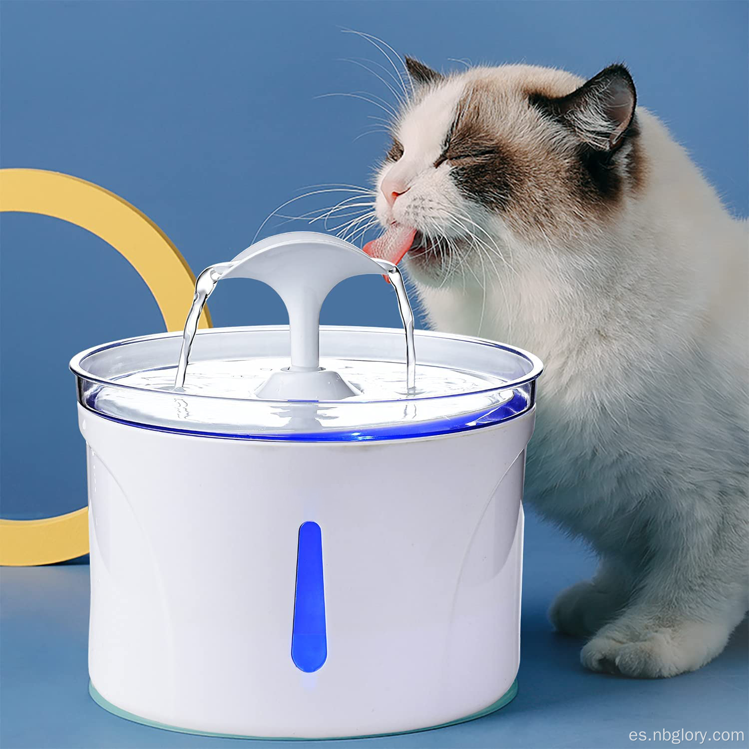 2.5L Cat Water Fuente de perros dispensador de agua
