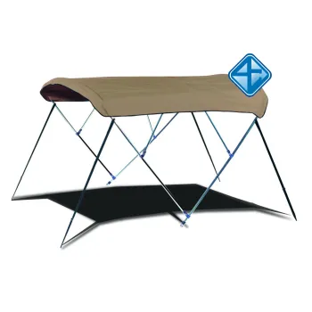 High-Quality UV Protection Inflatable T-Top Boat Bimini Cover - 5 Years No Color Fading