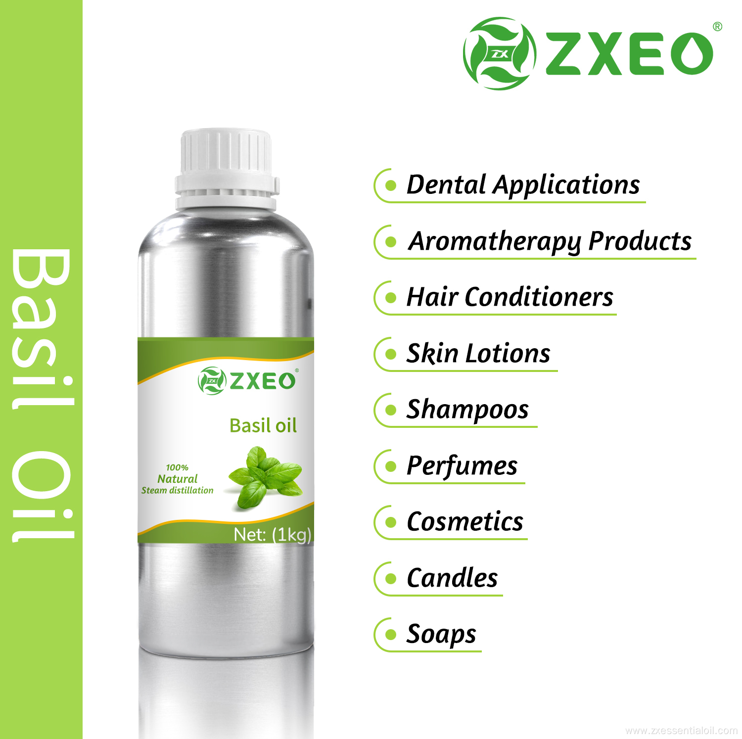 100% Pure and Natural for Food Cosmetic Pharma Grade Impeccable Quality Basil Oil use for For Insomnia Treatment Aroma D