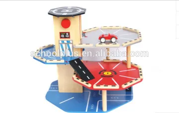 Wooden Parking Garage toys for kids