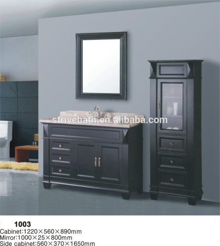 Wooden Single Bowl Classic Wash Basin Bahroom Cabinet Furniture No.1003 Bathroom Vanities