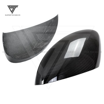 Dry Carbon Fiber Mirror Cover for 2017-2019 Porsche Cayman 718 Side Mirrors
