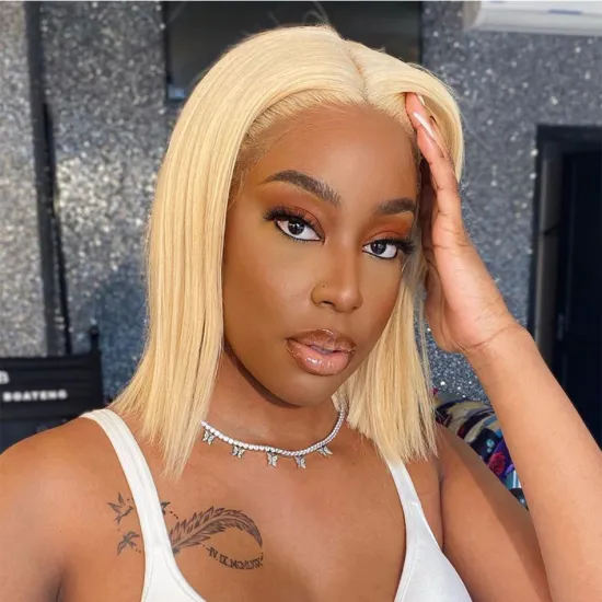 XBL Wholesale: Affordable Peruvian 613 Blonde Bob Human Hair Wigs for Black Women