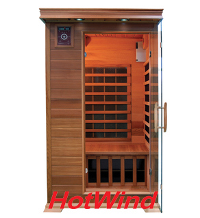 Far Infrared Sauna Room Family Sauna Canadian Red Cedar for 1 Person