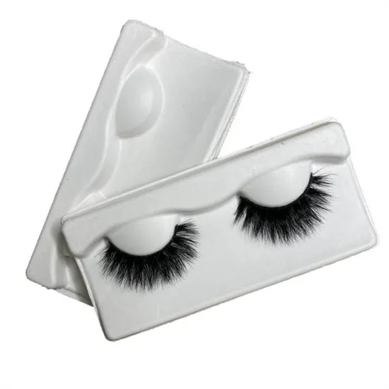 Biodegradable paper pulp molded lash tray packaging