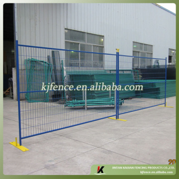 Detachable foot and top cap temporary fence