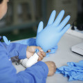 Wholesale Medical Powder Free synthetic Nitrile Exam Gloves